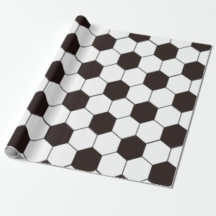 Football Kids Soccer pattern Footballer birthday Wrapping Paper