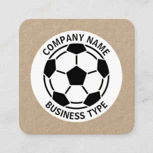 Football - Kraft Square Business Card