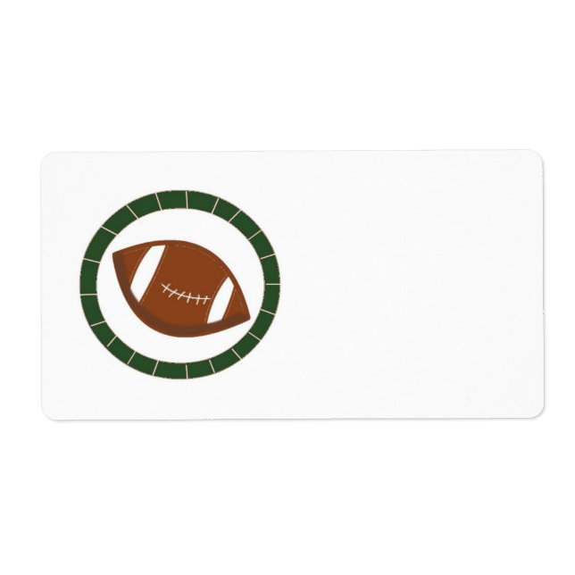 Football Label (Front)