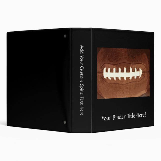 Football Laces Graphic Binder (Background)
