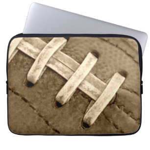 Football Laces Laptop Case