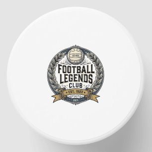 Football Legends Club Vintage Soccer Shirt Design_ Mini Candle Favors
