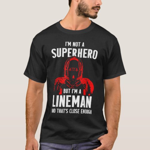 Football Lineman Hero Offensive Defensive Player  T_Shirt
