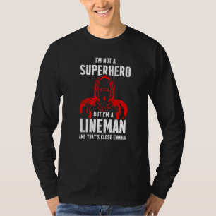 Football Lineman Hero Offensive Defensive Player T-Shirt