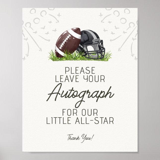 Football Little All Star Autograph Guestbook (Front)