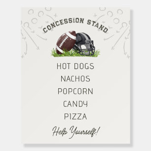 Football Little All Star Concession Stand Foam Board