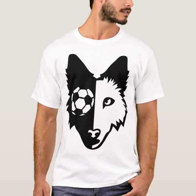 football logo chien gardien 7 sport ballon club 28 T-Shirt (Front)