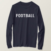 Football Long Sleeve T-shirt (custom)