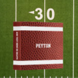 Football Look Personalized 3 Ring Binder<br><div class="desc">Head off to school,  work or practice with this Binder that makes your Football Fantasy come true. Customize with a name or team name,  or add text to the spine.</div>