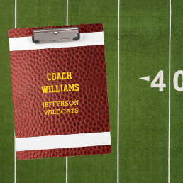 Football Look Personalized Clipboard