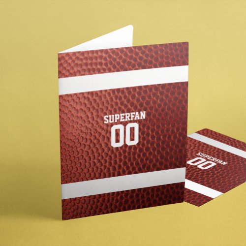 Football Look Personalized Pocket Folder