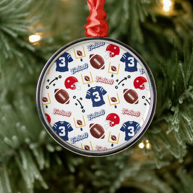 Football Lover Christmas Ornament Keepsake (Tree)