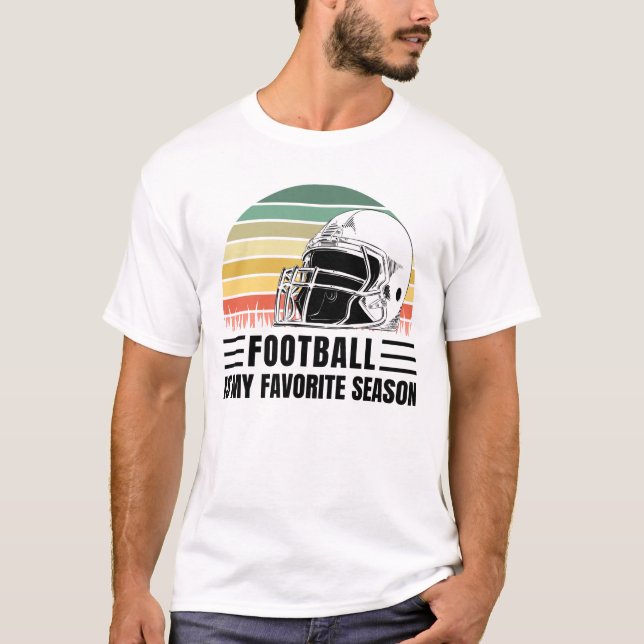 Football Lovers Funny Gift T-Shirt (Front)