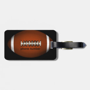 Football Luggage Tag