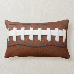Football Lumbar Throw Pillow