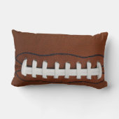 Football Lumbar Throw Pillow (Back)