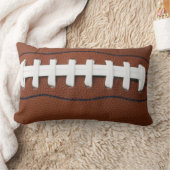Football Lumbar Throw Pillow (Blanket)