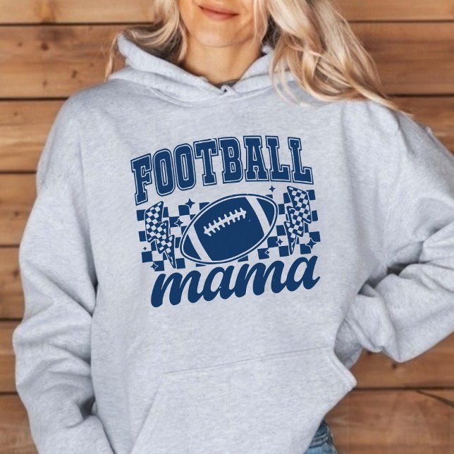 Football Mama Game Day Varsity  Hoodie (Football Mama Game Day Varsity Hoodie)