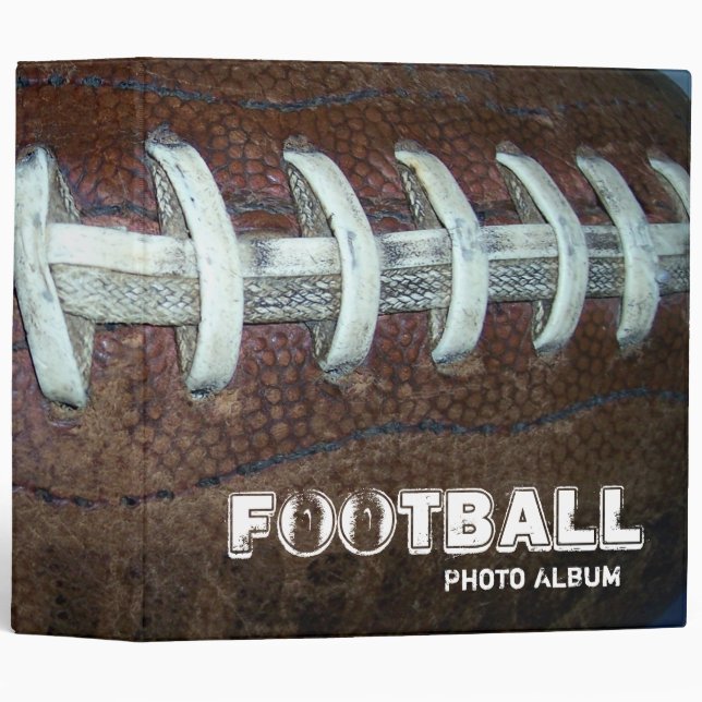 Football Memorabilia Album Binder (Front/Spine)