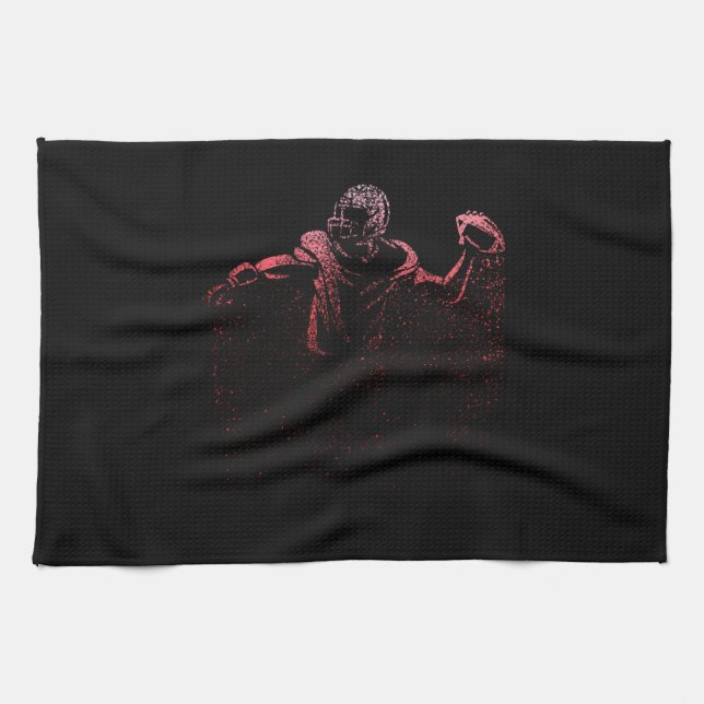 Football Men Women Kids American Football Kitchen Towel (Horizontal)