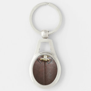 Football Metal Keychain