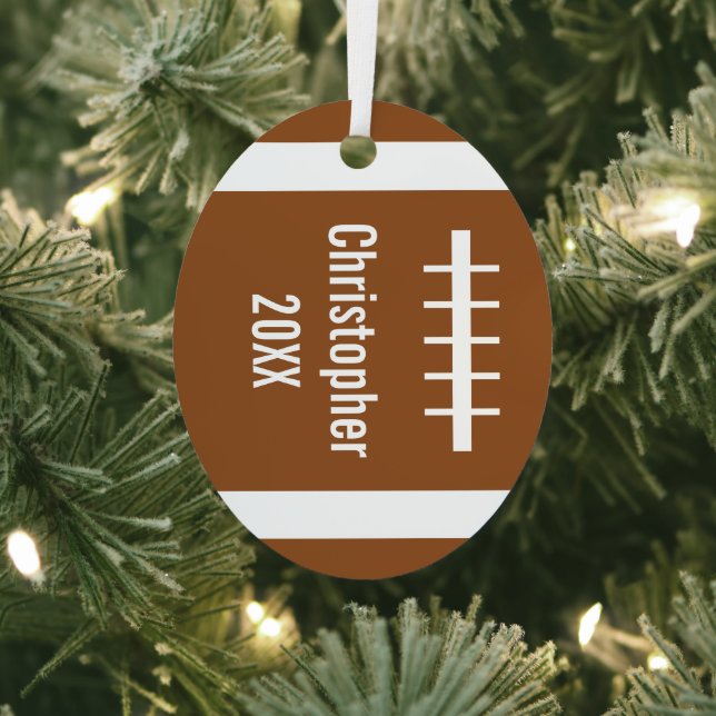 Football Metal Ornament (Insitu)