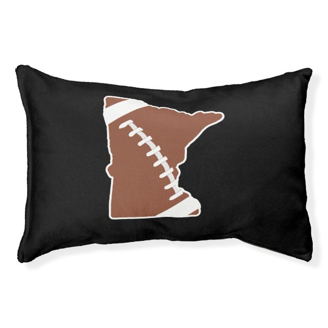 Football Minnesota Fun Football Lover Gift Pet Bed (Front)