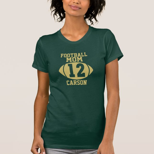 Football Mom 12 T-Shirt (Front)