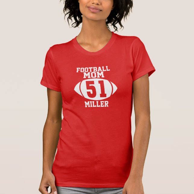 Football Mom 51 T-Shirt (Front)