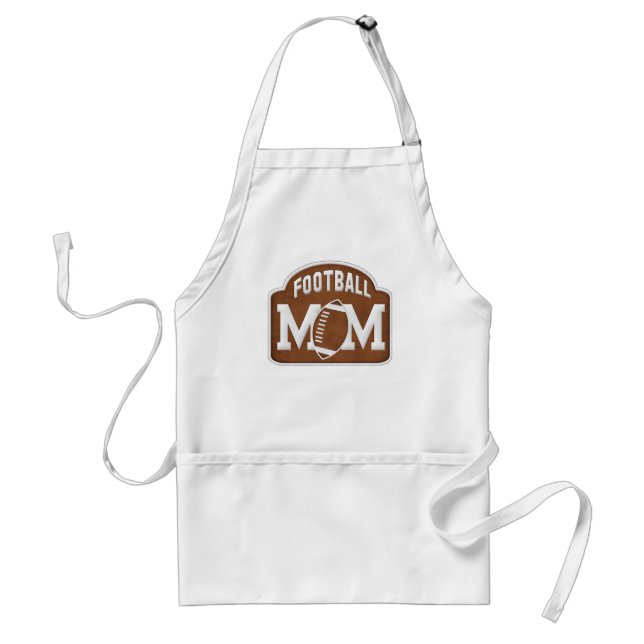 Football Mom Adult Apron (Front)