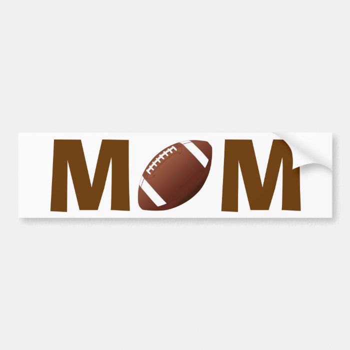 Football Mom Bumper Sticker