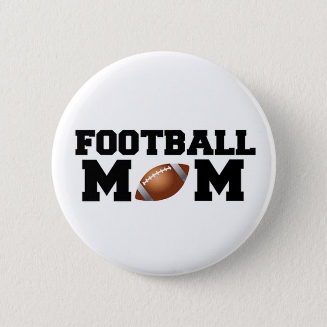 Football Mom Button