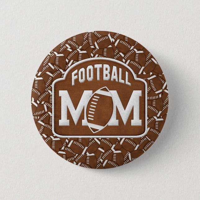 Football Mom Button (Front)