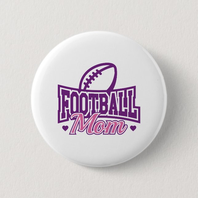 Football Mom Button (Front)