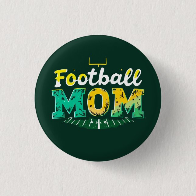 Football Mom Button (Front)