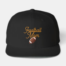Football Mom Cap Black