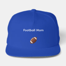 Football Mom Cap Blue and White