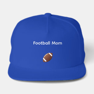 Football Mom Cap Blue and White