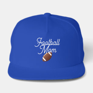 Football Mom Cap Blue and White