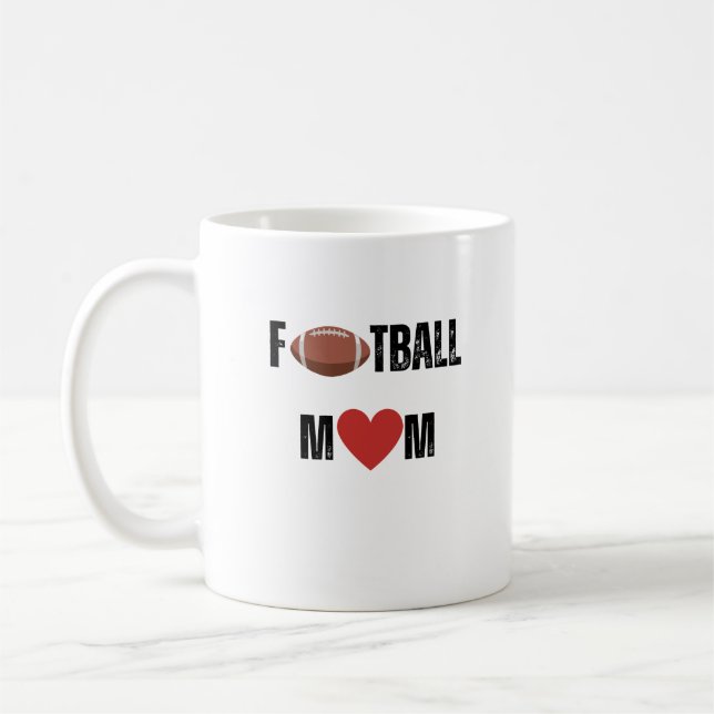 Football Mom Coffee Mug (Left)