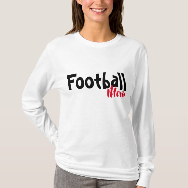 Football Mom | Football Child Gift  T-Shirt (Front)
