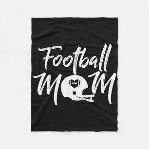 Football Mom Football Mom Football Fleece Blanket