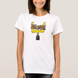 Football Mom Goal Post Team T-Shirt