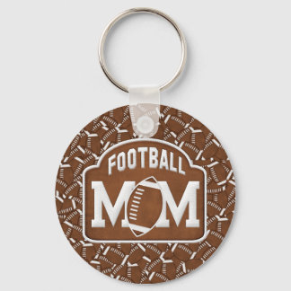 Football Mom Keychain