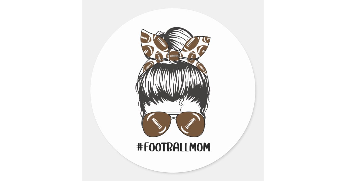 Football MOM Sticker