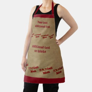 Football Mom Personalized Apron