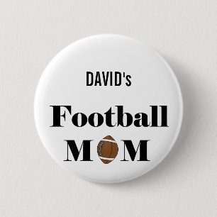 football mom pinback button