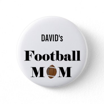 football mom pinback button