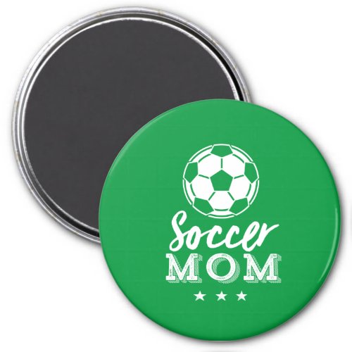 Football Mom Proud Mother of Soccer Player Kid Magnet