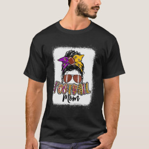 Football Mom Purple And Gold T-Shirt